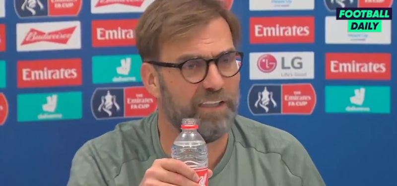 (Video) “Liverpool fans aren’t silly enough to believe this” – Klopp rubbishes claims Coronavirus could cancel Premier League season