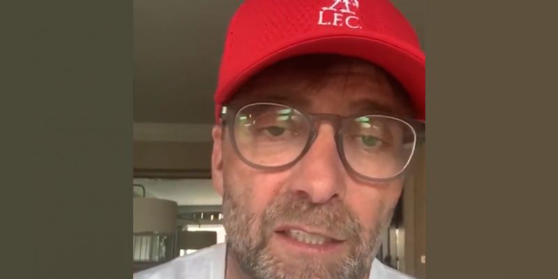 (Video) Klopp leads LFC squad in thanks to medical workers amid COVID-19 pandemic