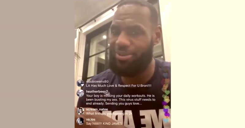 (Video) “All the players on Liverpool” – LeBron names his favourite stars in world football
