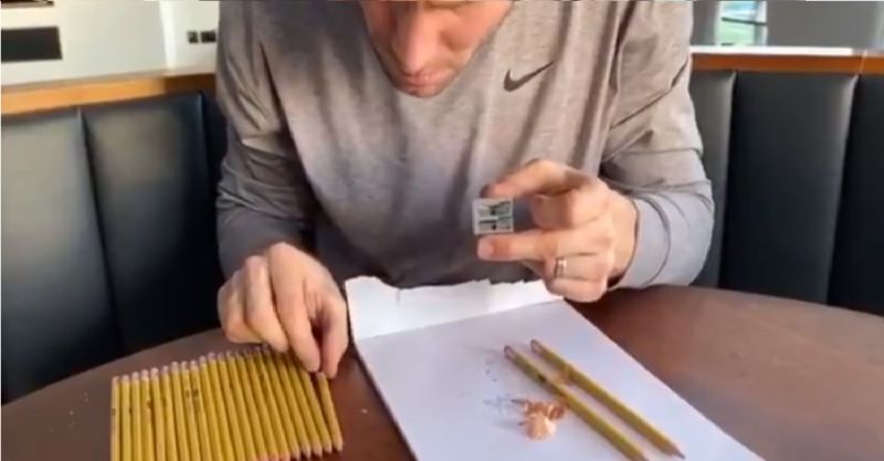 (Video) Milner at it again as he shows off his homeschooling skills on social media