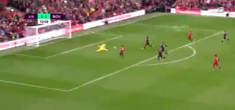 (Video) Mane puts LFC ahead after a perfectly weighted pass by van Dijk