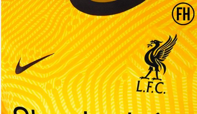 liverpool yellow goalkeeper kit