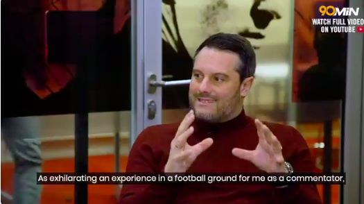 (Video) Commentator Darren Fletcher wonderfully explains Anfield on the famous Barca night