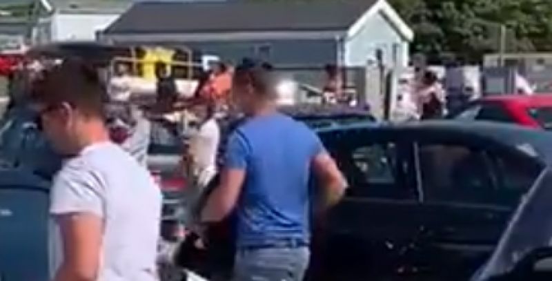 (Video) Disgraceful Dorset beach-goers show why authorities shouldn’t prejudice football fans
