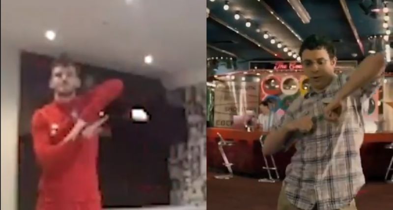 (Video) Milner shares clip of Robertson doing the Inbetweeners dance