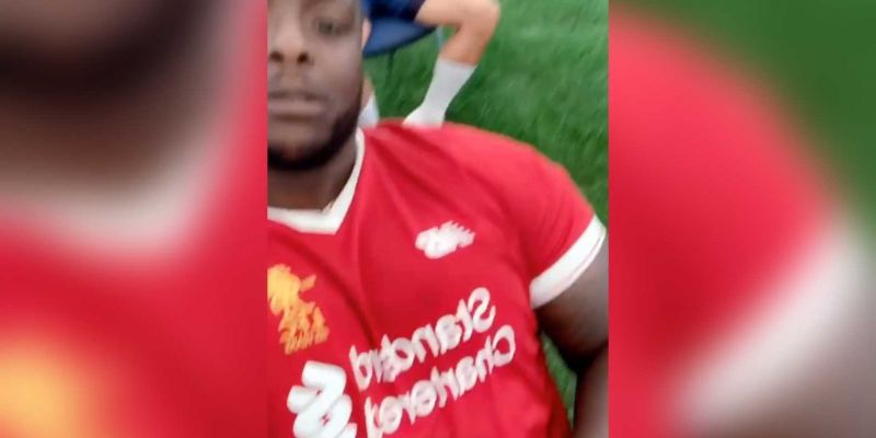 (Video) Akinfenwa turns up to Wycombe training in LFC shirt after PL title win