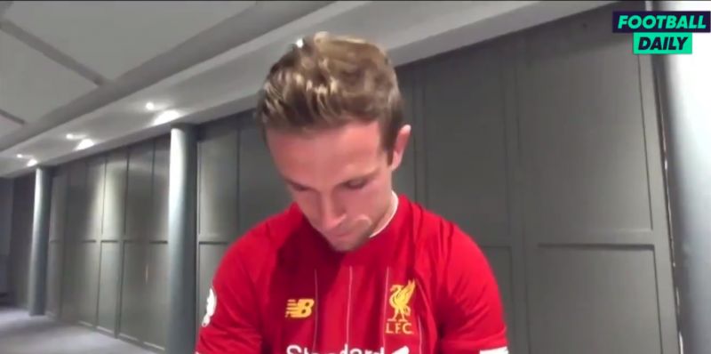 (Video) Henderson’s first moments as a PL-winning captain are incredibly humbling