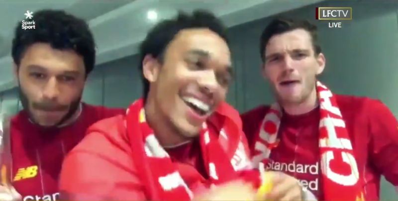 (Video) Robbo & Ox ambush Trent’s LFC TV interview after PL title was confirmed