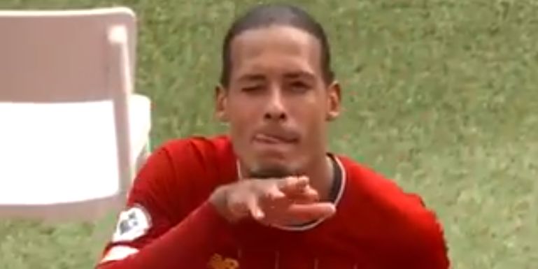 (Video) LFC fans will love van Dijk’s cocky reaction to winning 6-0 at Anfield