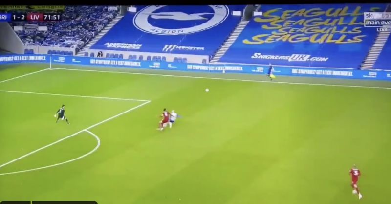 (Video) Van Dijk takes the Mickey out of Brighton attacker with coolest piece of defending we’ve seen all season