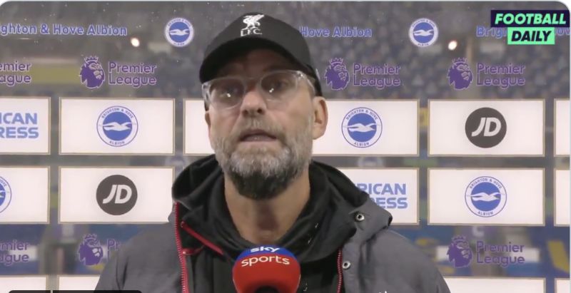 (Video) Klopp passionately explains Neco Williams sub: ‘I don’t care about this, he had a yellow card’