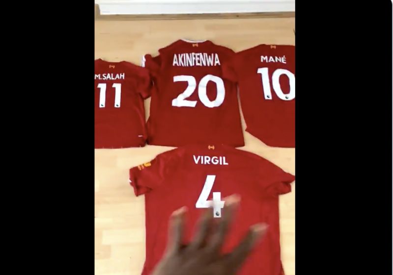 Striker makes video of himself starting up front, between Salah and Mane, for Liverpool next season
