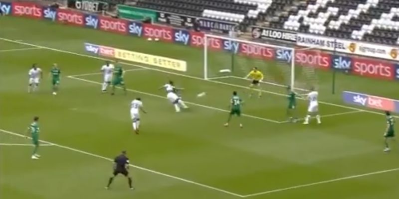 (Video) Brewster scores with powerful poacher’s finish as Swansea win 2-1