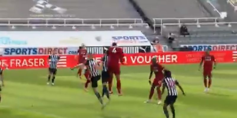 (Video) van Dijk nods in Ox’s brilliant cross with looping header to level the score for Liverpool