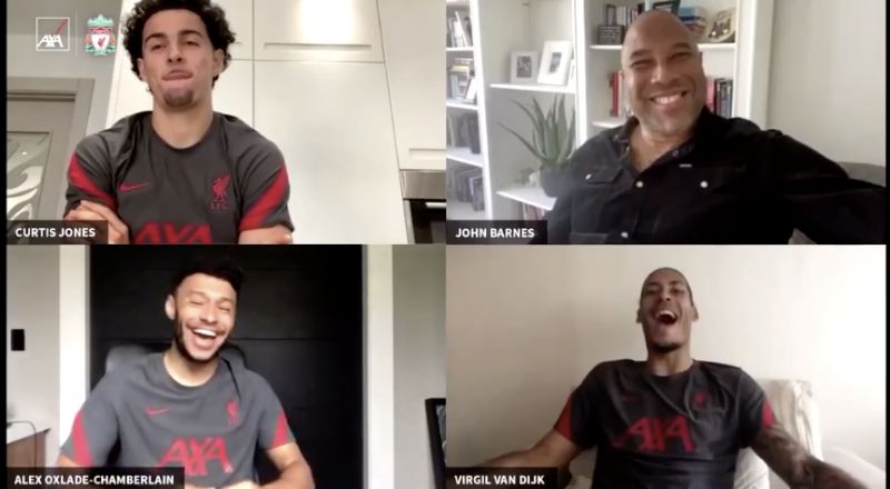 (Video) Ox drops hilarious self-troll about being a Liverpool sub during John Barnes interview