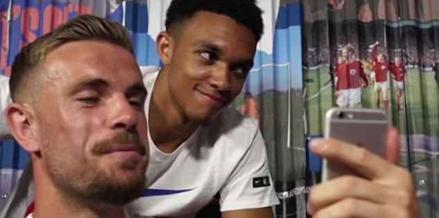 (Image) Trent & Hendo ‘like’ Thiago masterclass video shared by official UCL account
