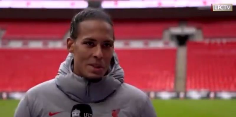 (Video) van Dijk: ‘Minamino is coming out of his shell!’