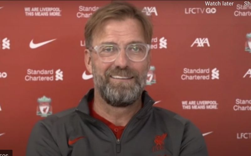 Klopp tells media, ‘Thiago is a really good player,’ before bursting out laughing in presser
