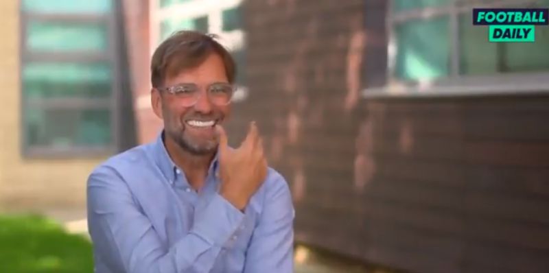 (Video) Smiley Klopp coy over Thiago despite strong reports LFC have agreed a fee with Bayern