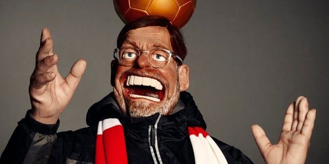 (Image) Jurgen Klopp puppet for Spitting Image TV show is absolute