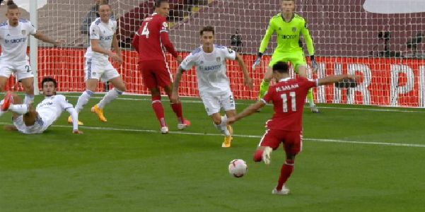 (Video) Every angle of Mo Salah’s glorious thunderbolt against Leeds Utd