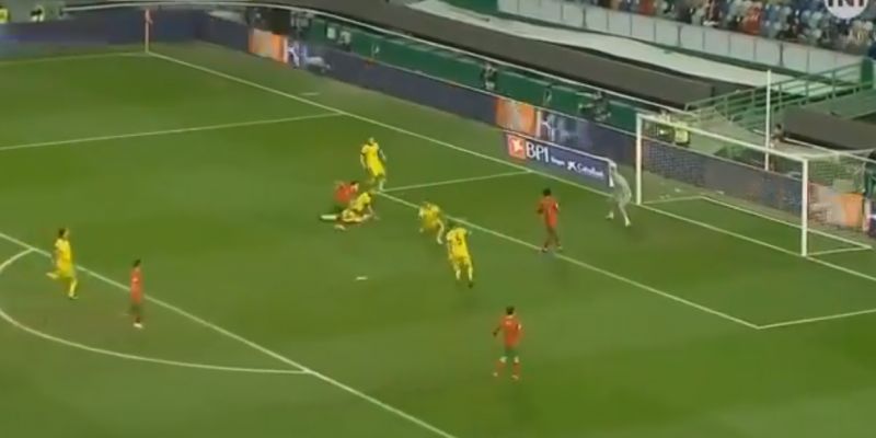 (Video) Jota bags absolute worldy for Portugal, destroying two defenders to score