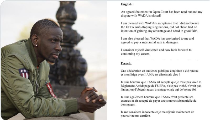 Sakho reacts with class as WADA issue apology to former LFC defender – but they should say sorry to Liverpool & France as well