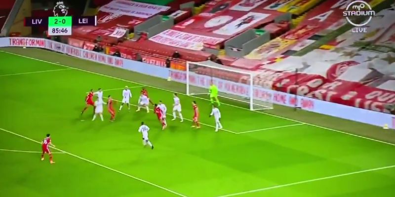 (Video) Firmino bags brilliant header moments after being denied goal by 1cm goal-line clearance