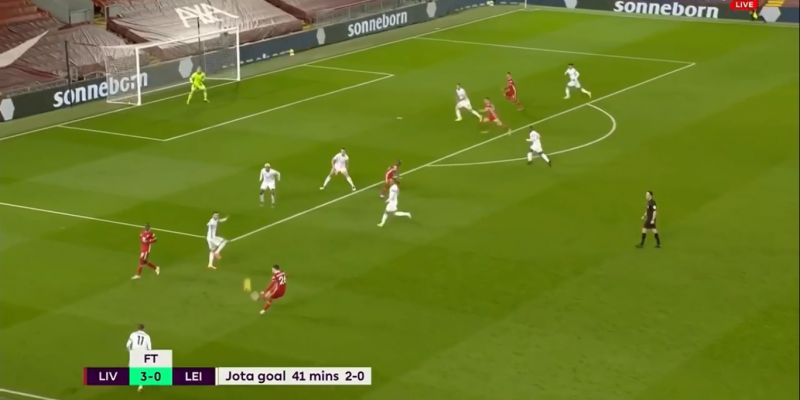 (Video) Liverpool string together record-breaking number of passes before Jota goal in world-class build-up play