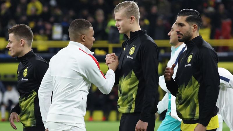 Haaland, Mbappe