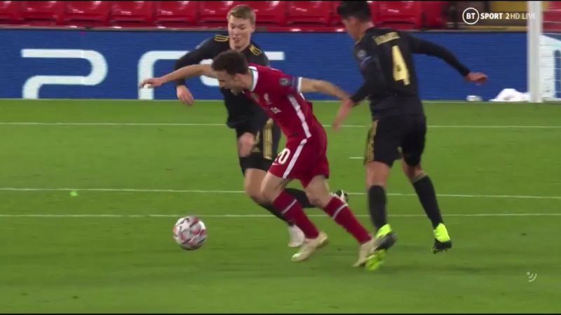 (Video) Jota takes ball on chest and spins Ajax defender in first-half