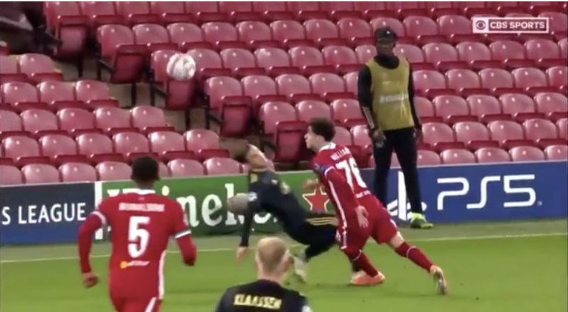 (Video) Neco Williams turned Tagliafico inside out with beautiful skill as right-back puts in top performance v Ajax