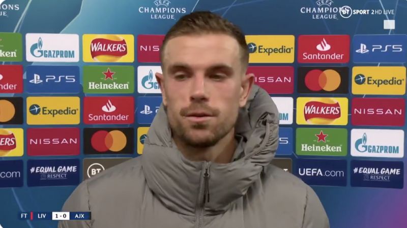 (Video) Hendo’s face when Des Kelly tells him LFC have won CL Group is hilarious