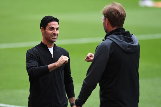 Klopp, Arteta, Arsenal