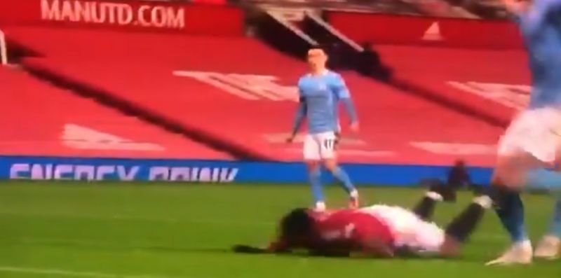 (Videos) PL fans can’t believe Martial’s hilariously blatant dive in Caribao Cup semi-final