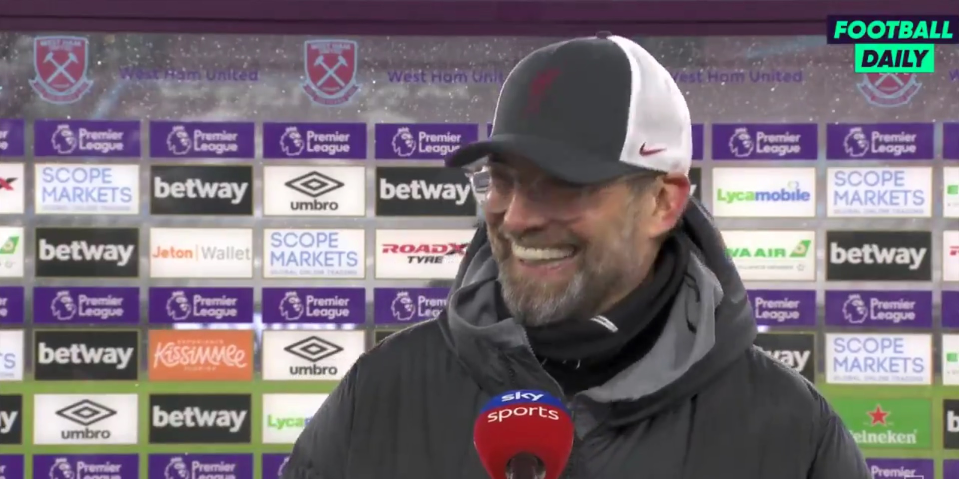 (Video) “Tottenham?”: Smiley Jurgen Klopp coy over Ben Davies to Liverpool transfer news