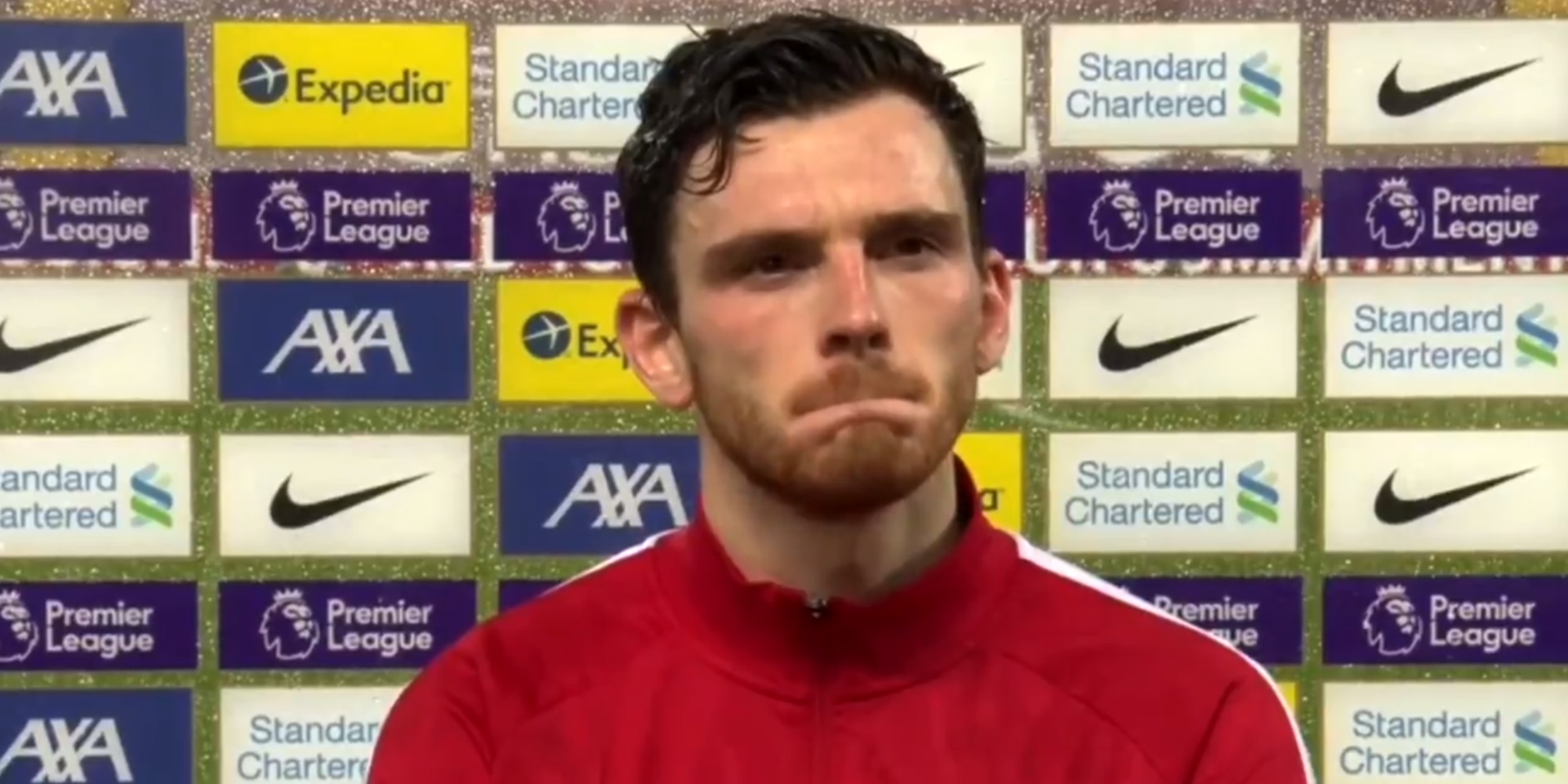 Andy Robertson’s honest assessment of Liverpool’s title chances after shock result