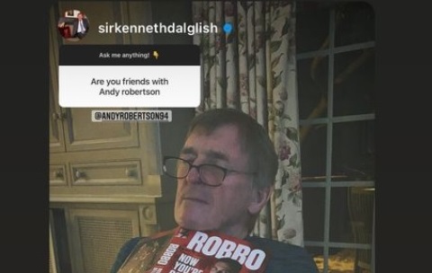 (Photo) Robertson responds to Dalglish’s cheeky Instagram dig