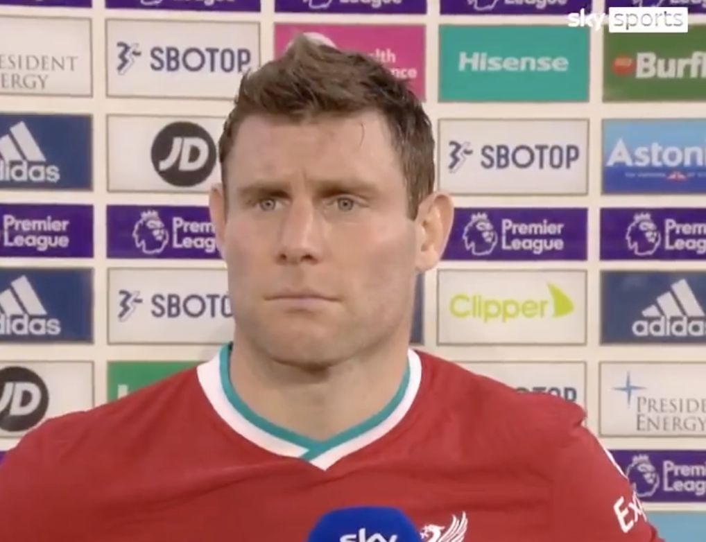 (Video) James Milner bravely slams Euro Super League: ‘I don’t like it and I hope it doesn’t happen’
