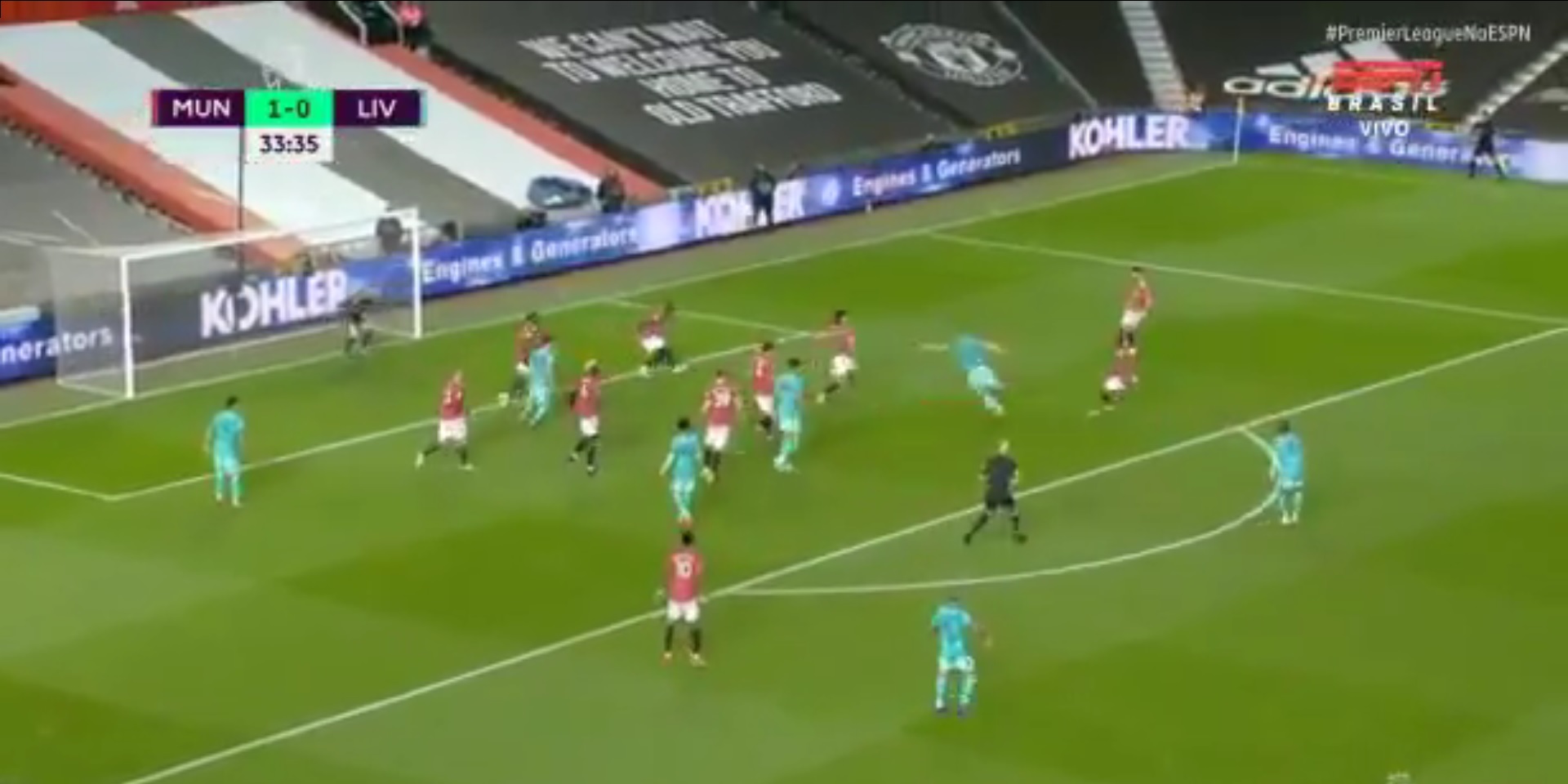 (Video) Diogo Jota equalises for Liverpool with brilliant strike at Old Trafford