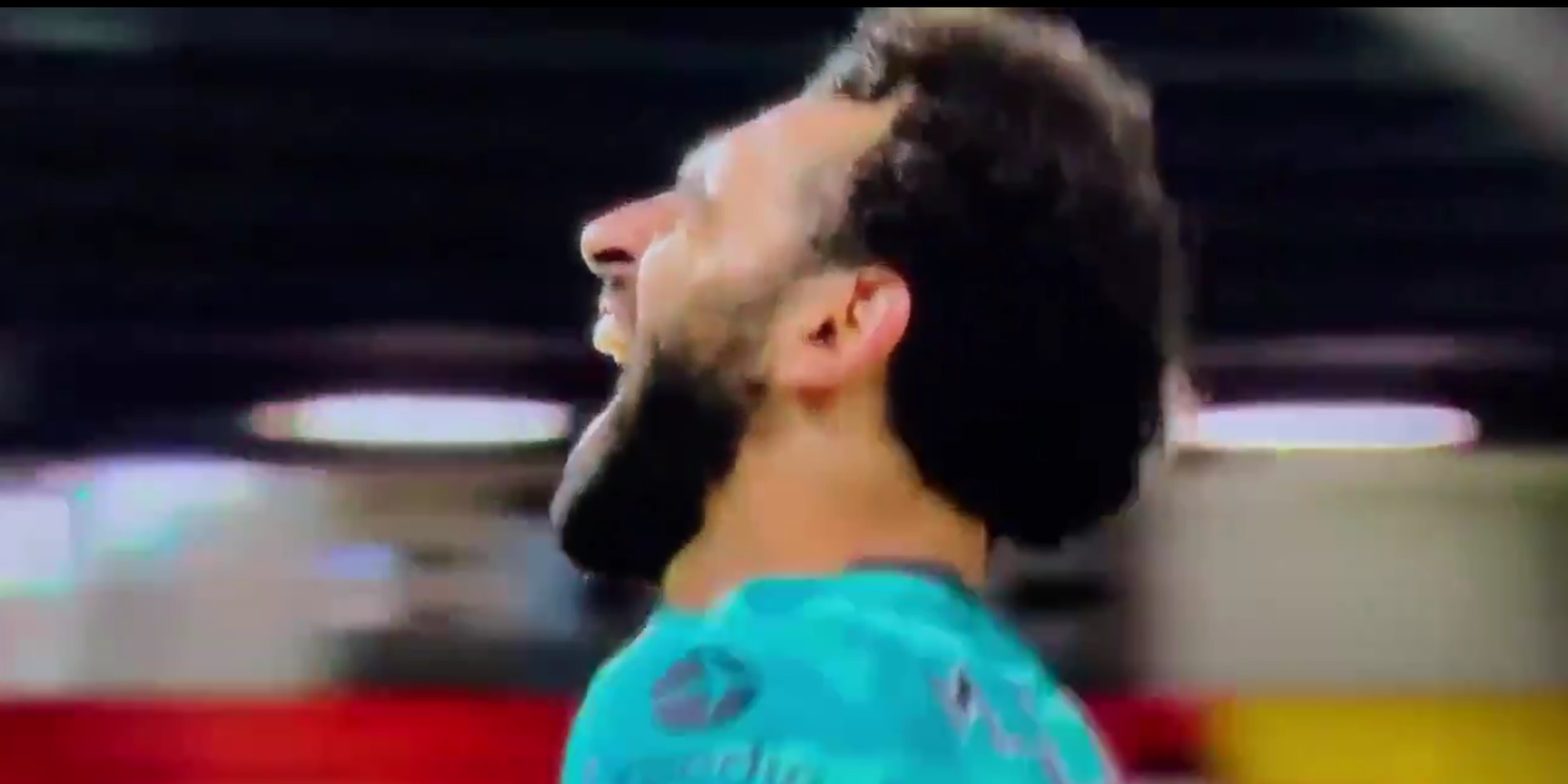 (Video) Mo Salah’s passionate celebration as Liverpool win at Old Trafford is glorious