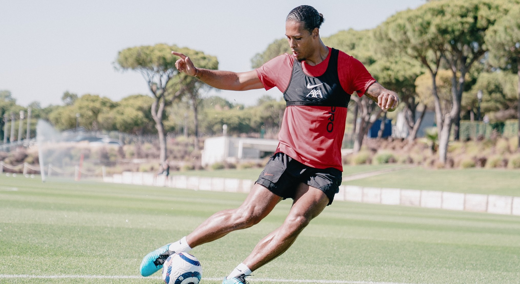 (Video) Van Dijk’s powerful shot in Instagram training clip will leave Liverpool fans in awe