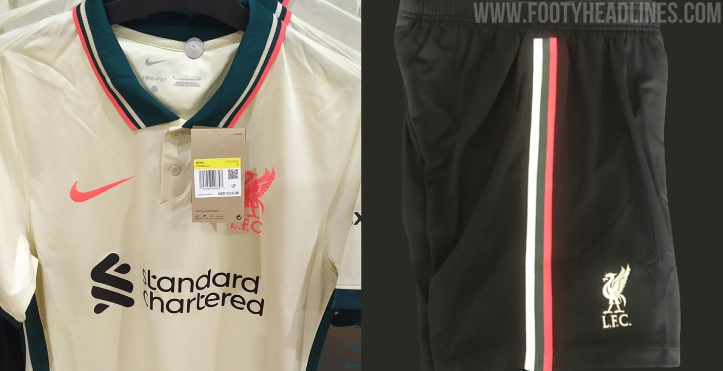 Liverpool away best sale kit mens