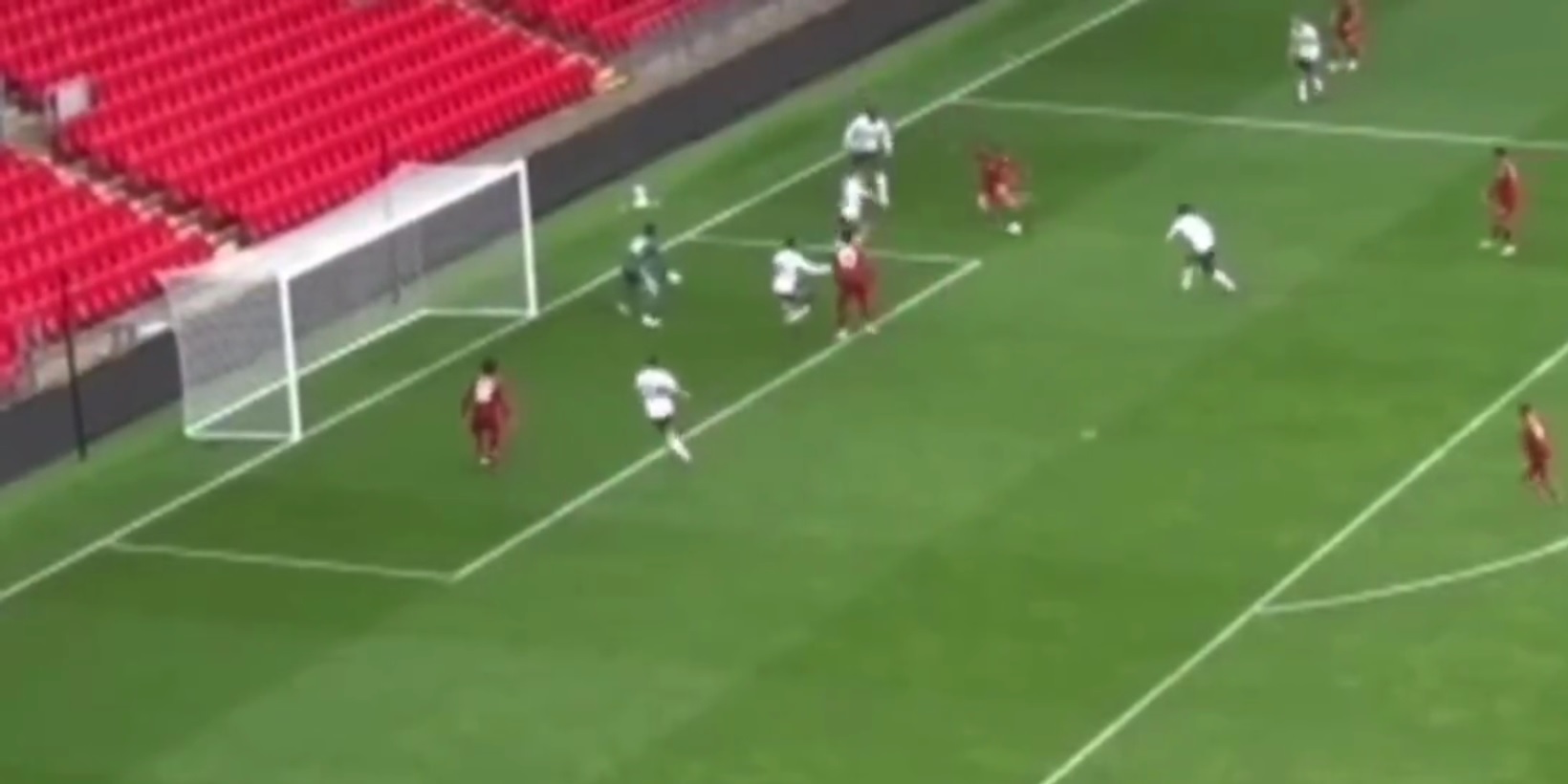 (Video) Liverpool defender scores lovely goal in secret Anfield friendly