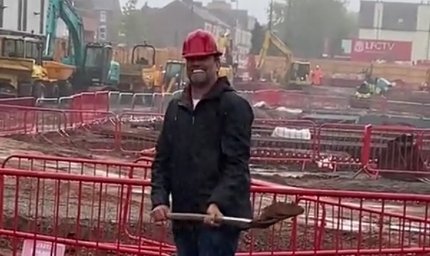 (Video) Jurgen Klopp attends ground-breaking ceremony as £60m Anfield project gets underway