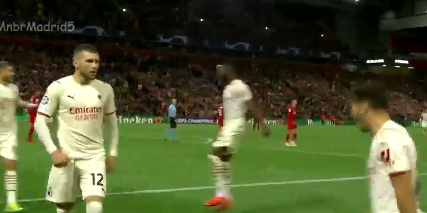 (Videos) AC Milan score quickfire double in two minutes to stun Liverpool in first-half Anfield comeback