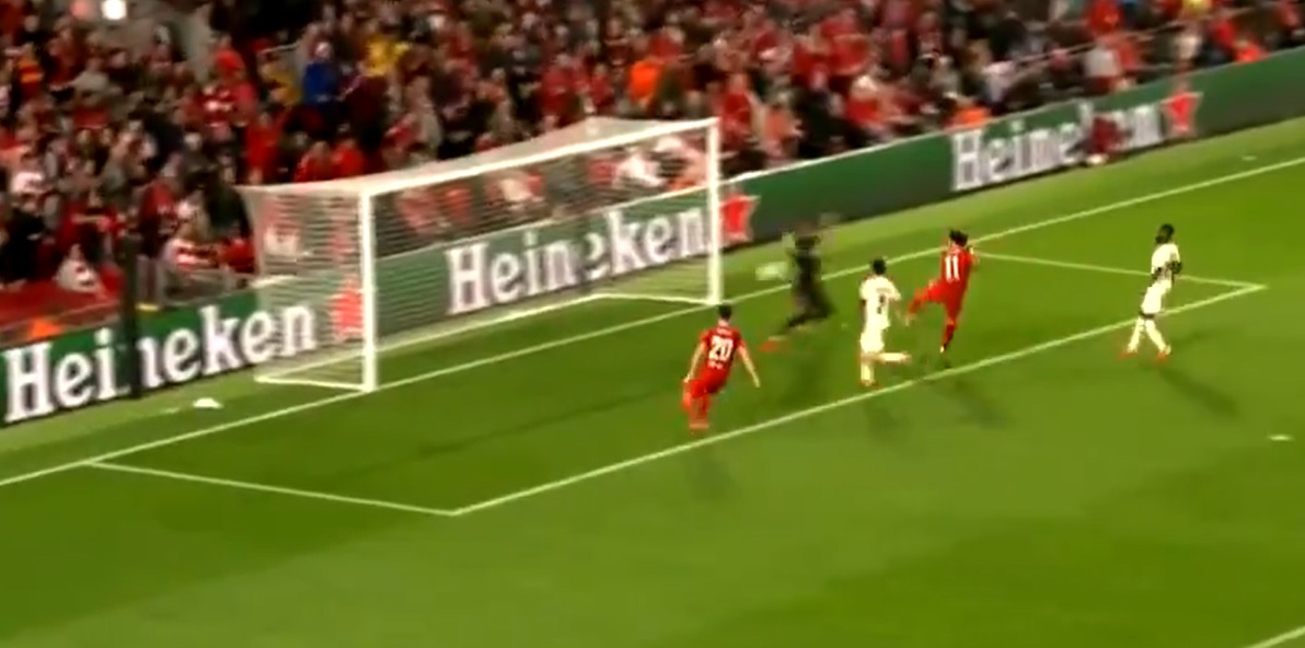 (Video) Clever Liverpool move sees Reds bounce back with Salah equaliser after lovely chipped Origi assist