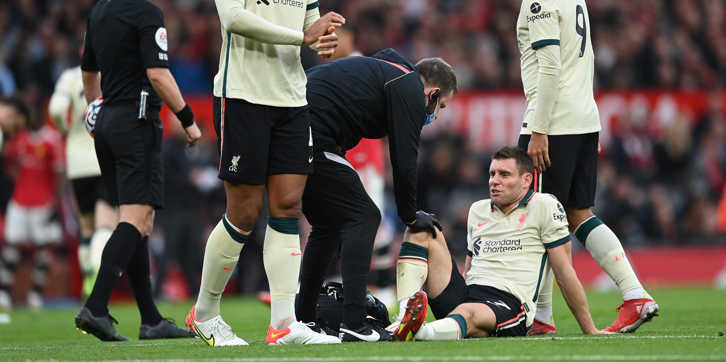 Liverpool injury list grows as James Milner subbed off early in Manchester