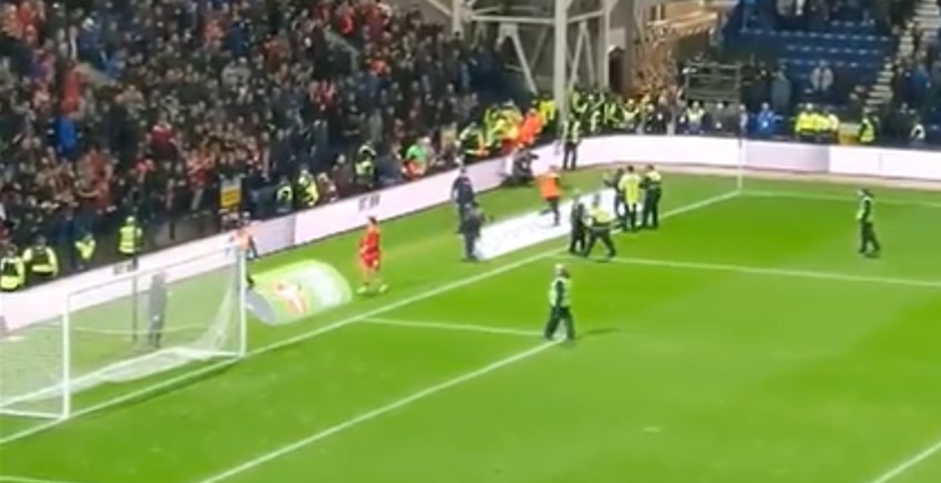 (Video) Heartwarming moment as Curtis Jones throws his shirt into the Liverpool away end after Preston victory last night