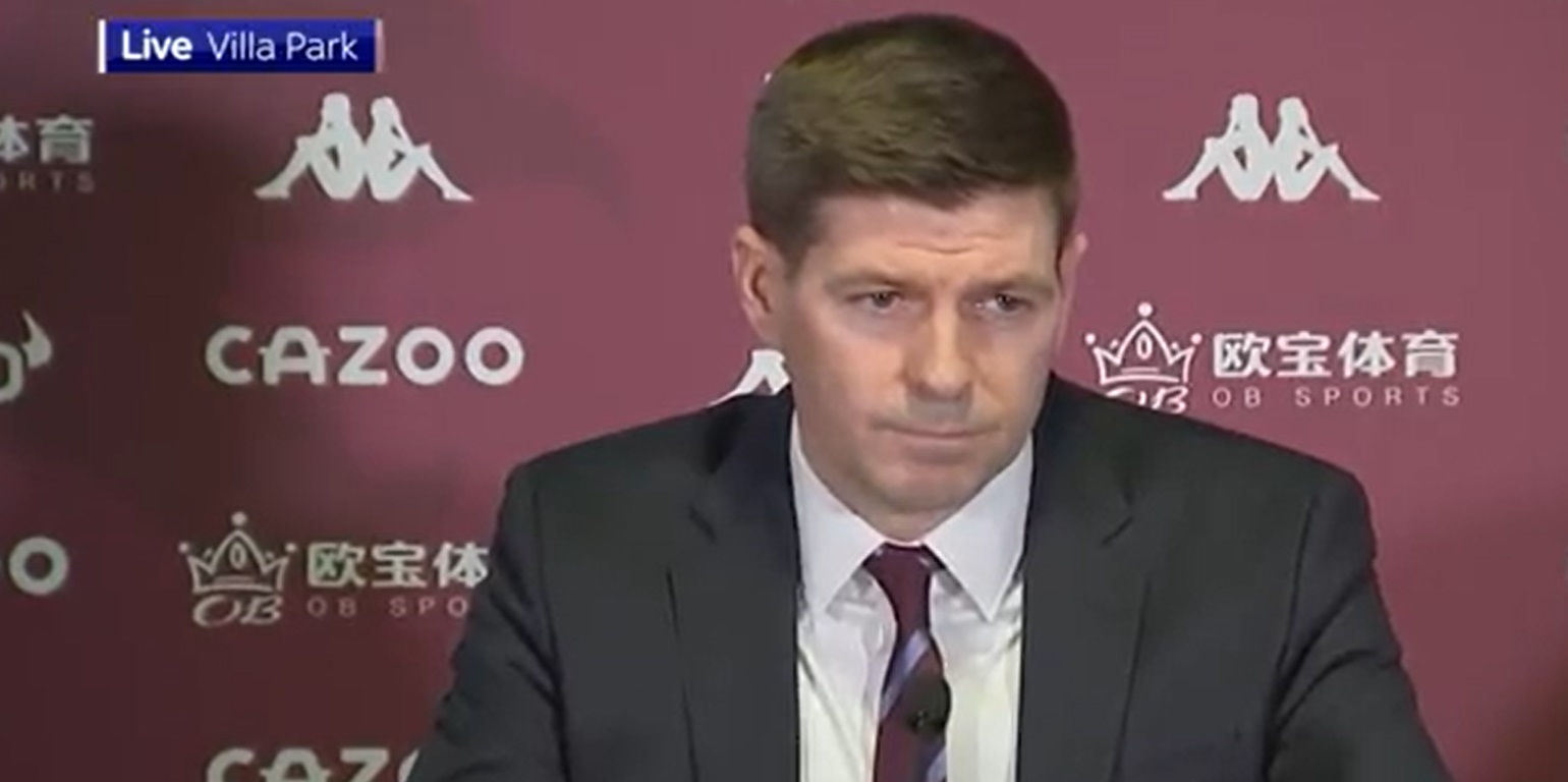 (Video) Liverpool legend Gerrard explains decision to drop Rangers in favour of ‘iconic’ Aston Villa opportunity